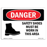 Safety Shoes Must Be Worn In This Area