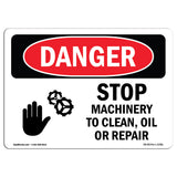 Stop Machinery To Clean  Oil Or Repair