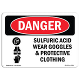 Sulfuric Acid Wear Goggles