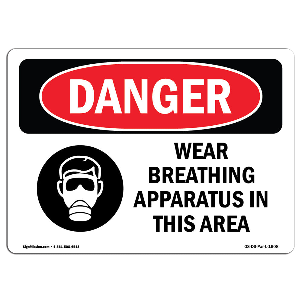 Wear Breathing Apparatus In This Area