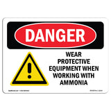Wear Protective Equipment With Ammonia
