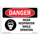 Wear Respirator While Spraying