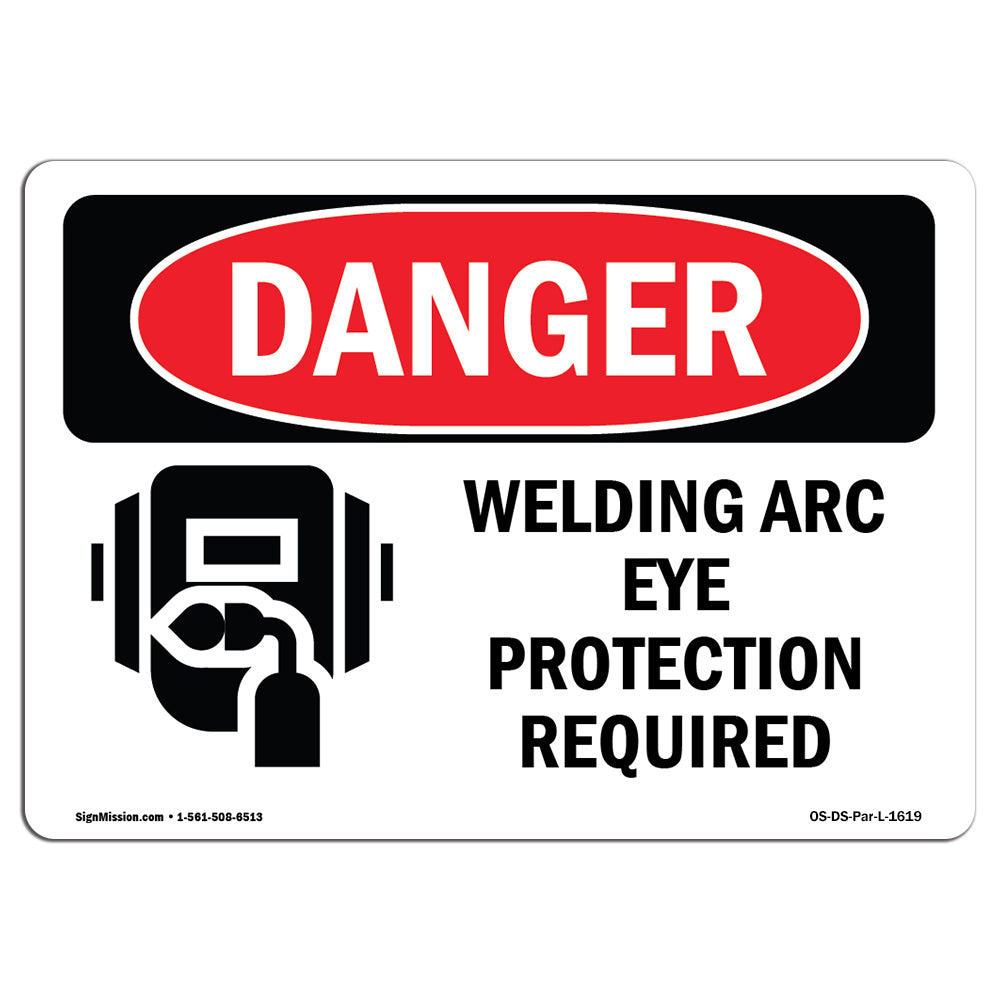 Welding Arc Eye Protection Required