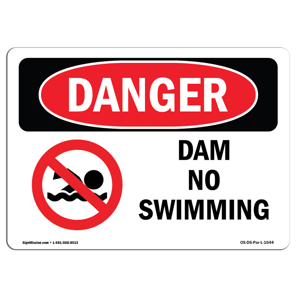 Dam No Swimming