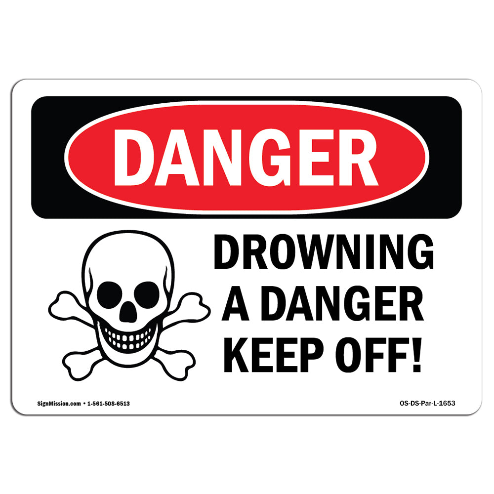 Drowning Danger Keep Off