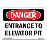 Entrance To Elevator Pit