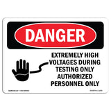 Extremely High Voltages During Testing