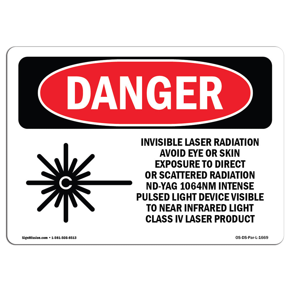 Invisible Laser Radiation Avoid Eye Exposure