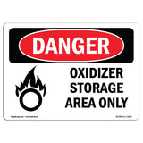 Oxidizer Storage Area Only