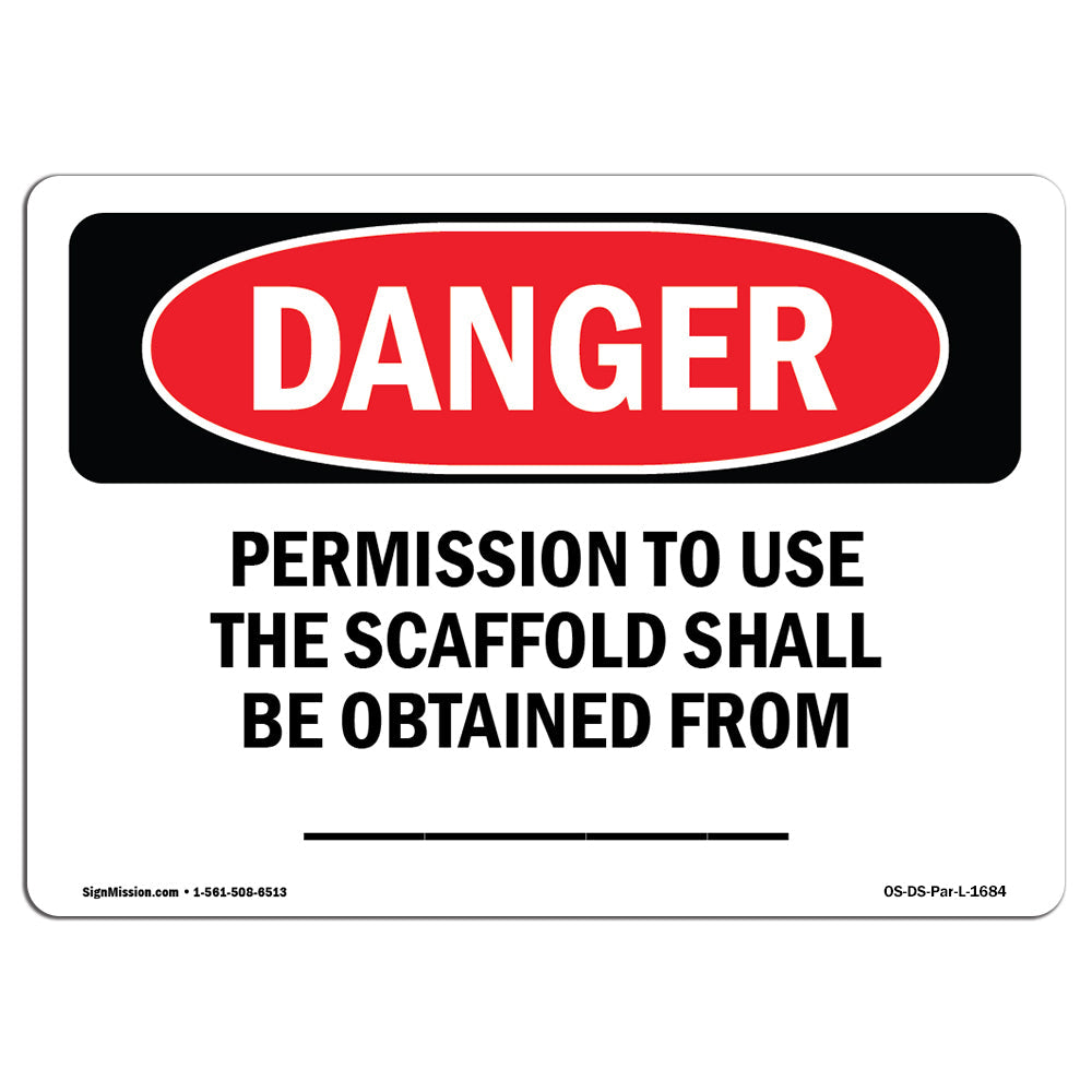 Permission To Use The Scaffold Obtained from
