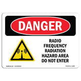 Radio Frequency Radiation Hazard Area