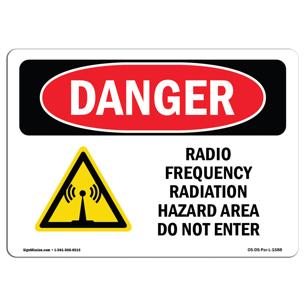 Radio Frequency Radiation Hazard Area