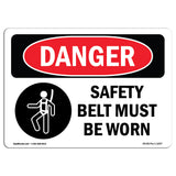 Safety Belt Must Be Worn
