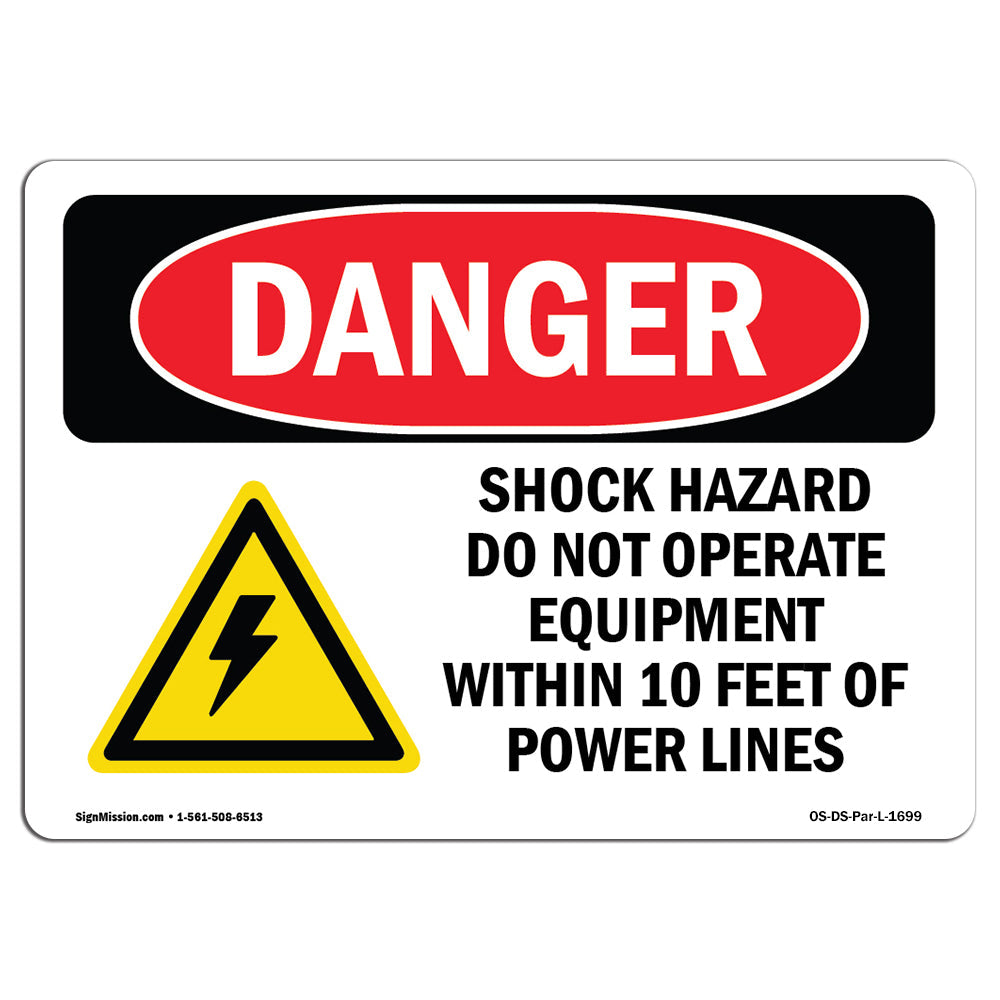 Shock Hazard Do Not Operate Within 10 Feet