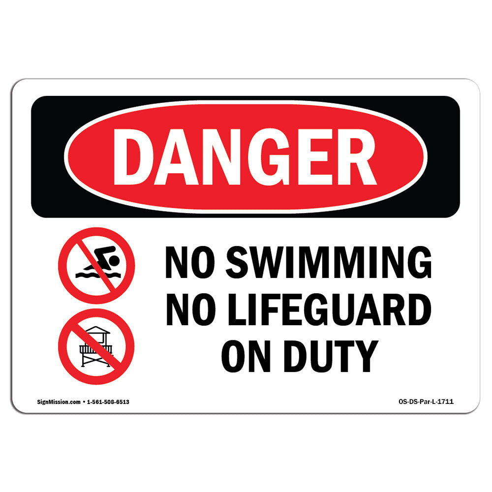No Swimming No Lifeguard On Duty
