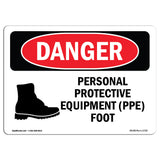 Personal Protective Equipment Foot