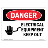 Electrical Equipment Keep Out