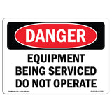 Equipment Being Serviced Do Not Operate
