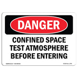 Portrait Confined Space Test Atmosphere