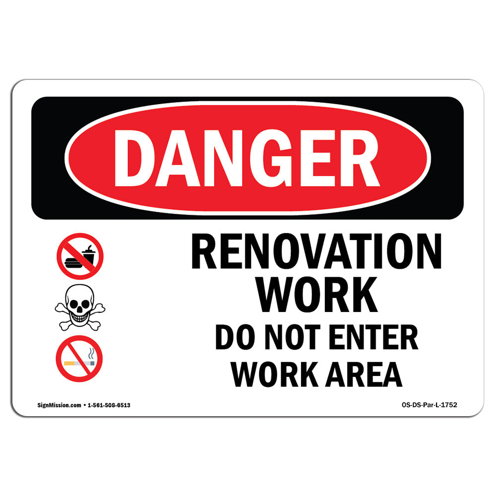 Renovation Work Do Not Enter Work Area