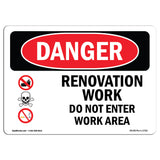Renovation Work Do Not Enter Work Area
