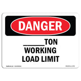 Custom -Ton Working Load Limit