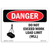 Do Not Exceed Work Load Limit Wll
