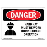 Hard Hat Worn During Crane Operation
