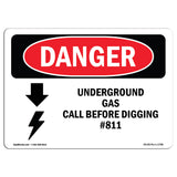 Underground Gas Call Before Digging #811