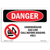 Underground Gas Line Call #811