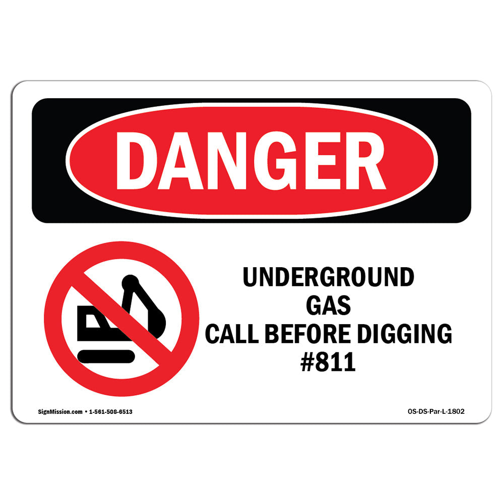 Underground Gas Call Before Digging #811