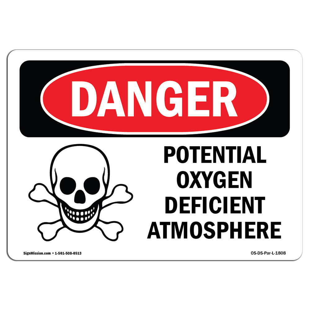 Potential Oxygen Deficient Atmosphere