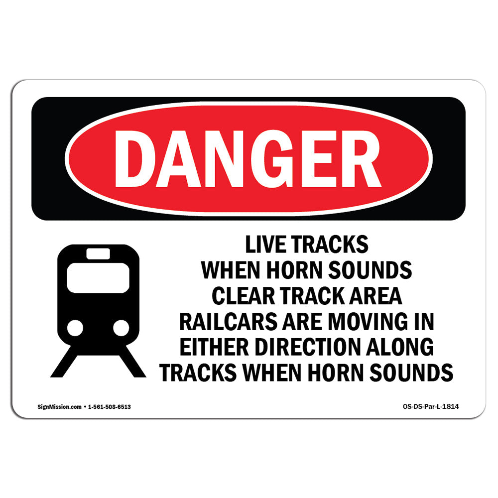 Live Tracks Horn Sounds Clear Area Railcars