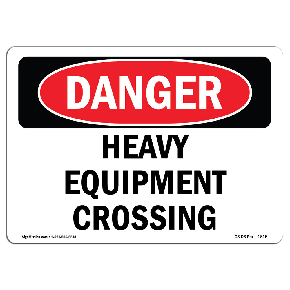 Heavy Equipment Crossing