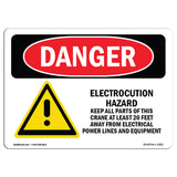 Electrocution Hazard Crane