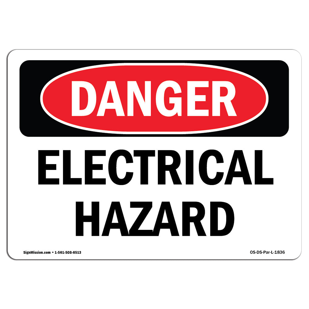 Portrait Electrical Hazard