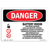 Battery Room Authorized Personnel Only