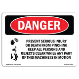 Prevent Serious Injury Pinching
