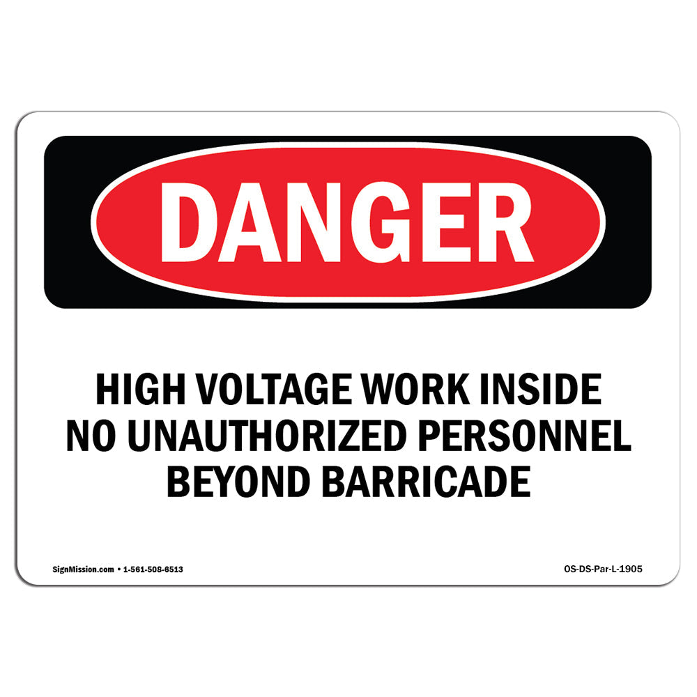 High Voltage Work Inside