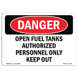 Open Fuel Tanks Authorized Personnel
