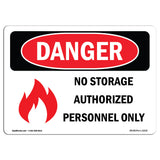 No Storage Authorized