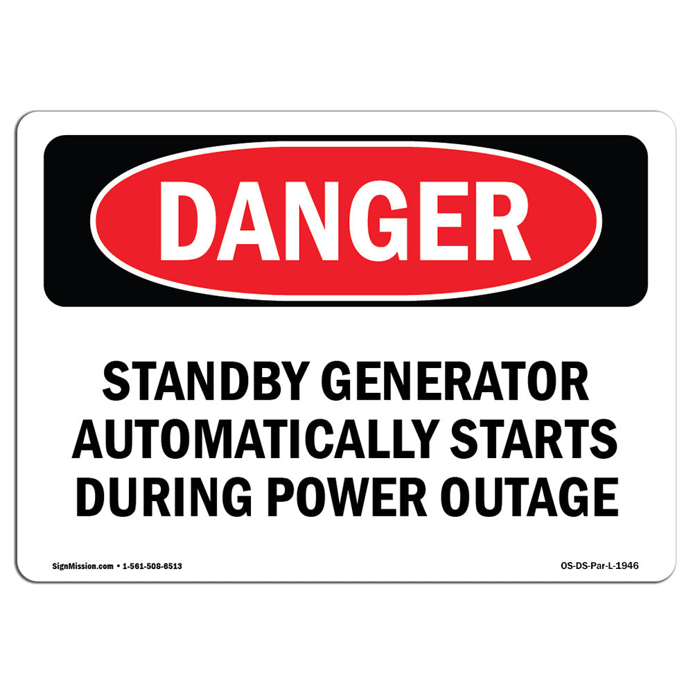 Standby Generator Automatically Starts During