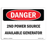 2nd Power Source Available Generator
