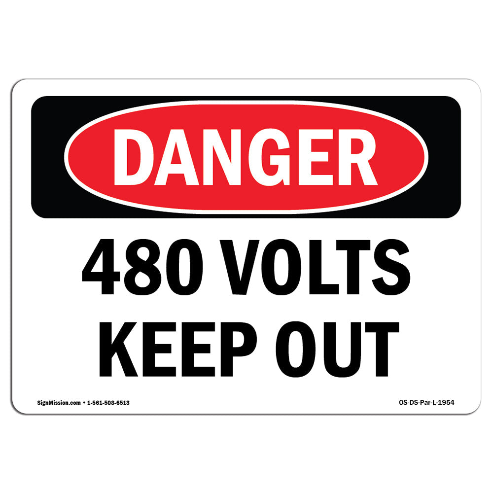 480 Volts Keep Out