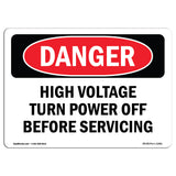 High Voltage Turn Power Off Before