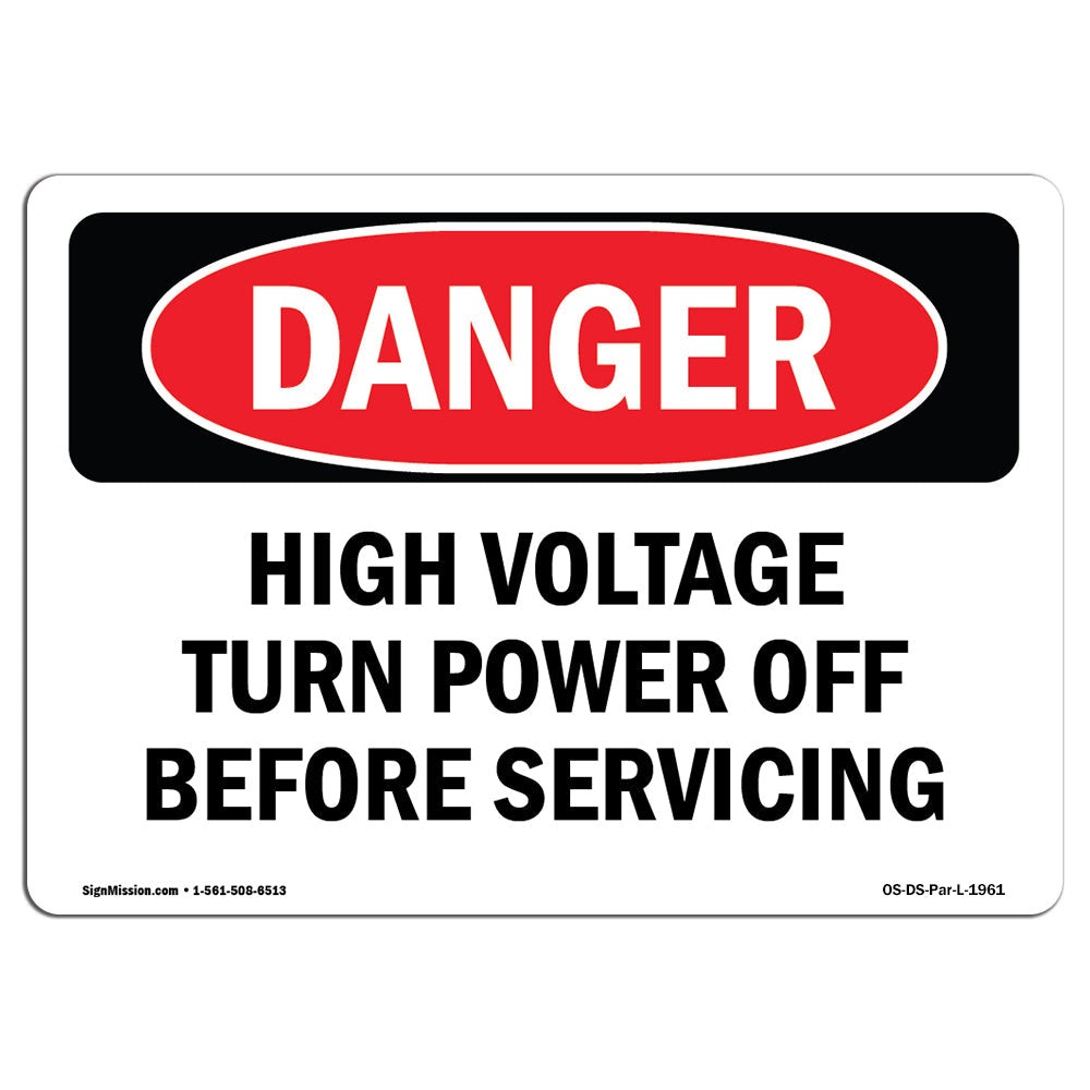 High Voltage Turn Power Off Before