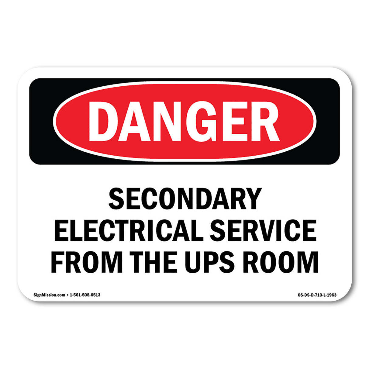 Secondary Electrical Service From The UPS Room