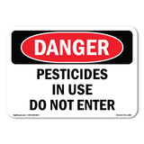 Pesticides In Use Do Not Enter
