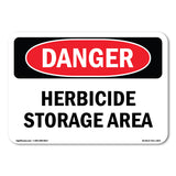 Herbicide Storage Area