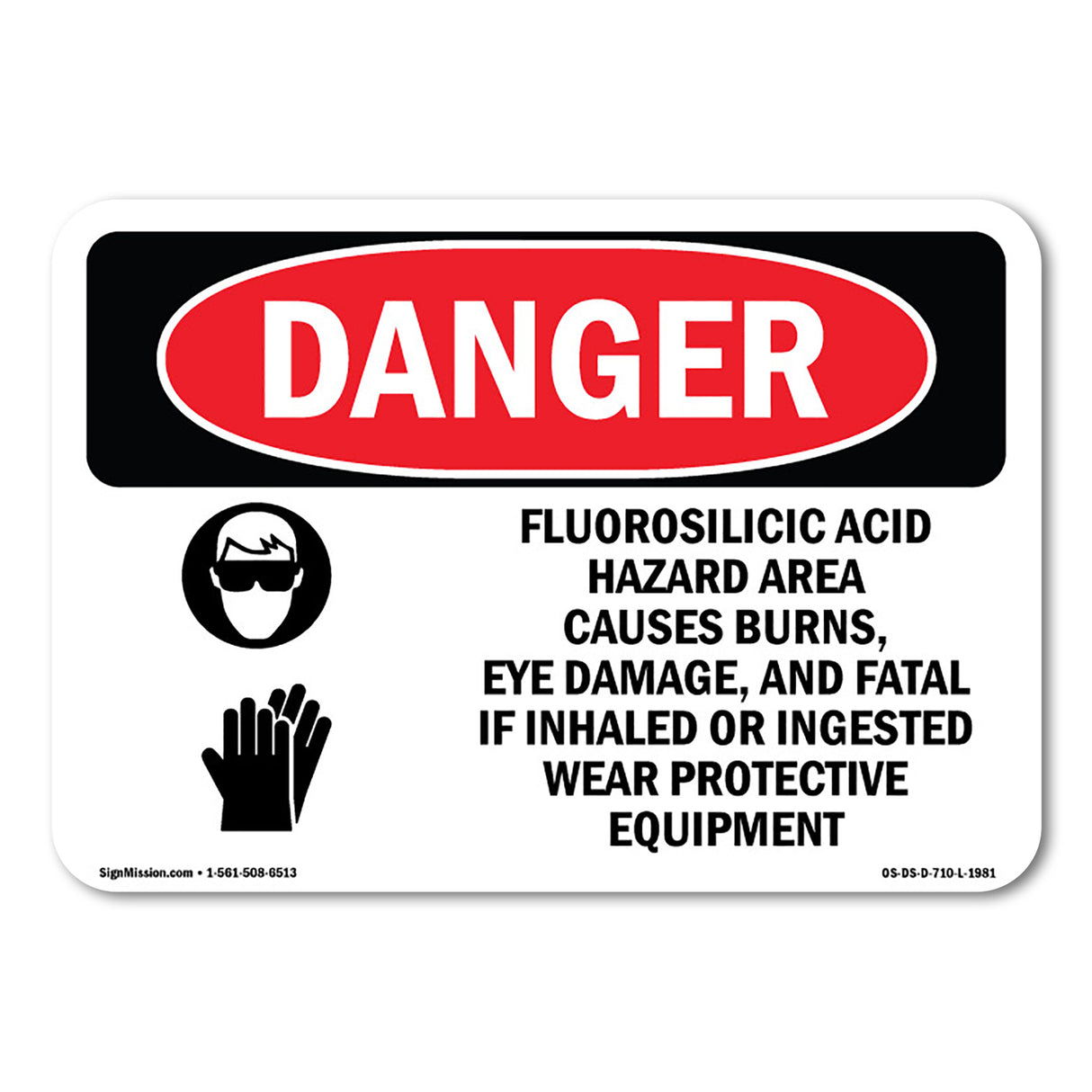 Fluorosilicic Acid Wear Protective Equip